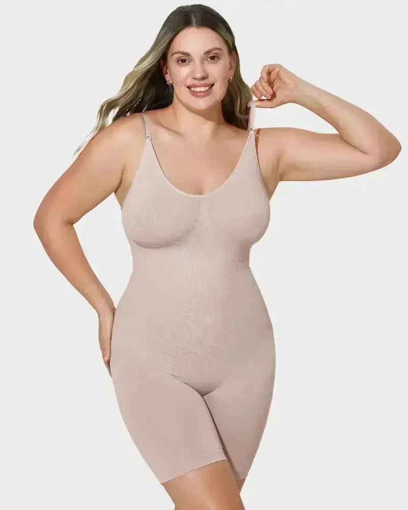 Body moldeador Nüva short - Moldea cintura y gluteos